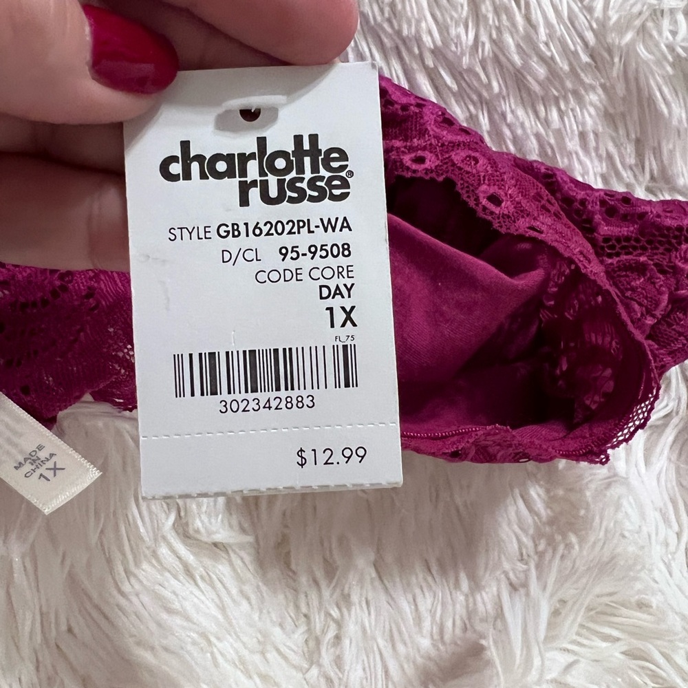 2 Charlotte Russe Bralettes - Picture 4 of 7